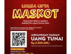 KPU Agam Gelar Lomba Cipta Maskot Pilkada 2024, Hadiah Rp5 Juta Menanti