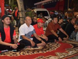 Dukung Laga Timnas Indonesia di Semifinal AFC U23, Bupati Agam Nobar Bersama Danrem 032/Wbr