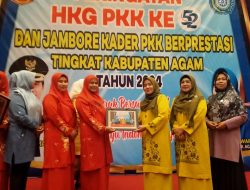 Setelah Juara MTQ, Matur Juga Rebut Peringkat II HKG PKK Agam ke 52