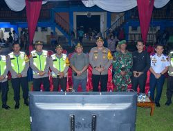 Sambut Pergantian Tahun, Sekda Bersama Kapolres Agam Ikuti Zoom Virtual di GOR Rang Agam