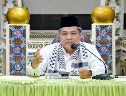 Bupati Agam Pimpin Shalat Subuh Berjamaah di Mesjid Raya Lubukbasung
