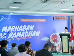 Bupati Agam Beri Tausiah Pada Pegawai Kantor Pusat Bank Nagari, Usung Tema Sabar dan Amal Soleh