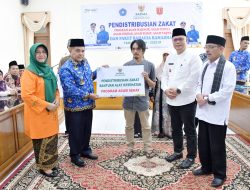 Basnaz Agam Salurkan ZIS dan Paket Ramadhan Untuk Mustahiq di Agam Timur