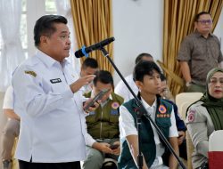 Bupati Agam Minta Bantu Penambahan Sabo Dam dan Jembatan kepada BNPB