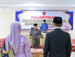 Sekda Agam Lantik 2 Pejabat Struktural dan Fungsional di Inspektorat Agam