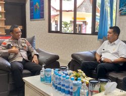 Hari Pertama Jabat Sekda, Dr. Mhd Lutfi Silaturahmi ke Kapolres Agam