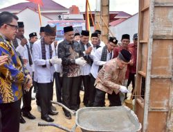 Silaturahmi Dengan Perantau, Bupati Agam Hadiri Pemancangan Tiang Perdana Pembangunan Gedung IKEDA Duri