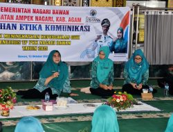 Ketua TP-PKK Agam Beri Pelatihan Etika Komunikasi Untuk PKK Nagari Bawan