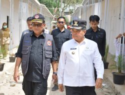 Bupati Agam dan Sestama BNPB Tinjau Persiapan Peresmian Huntara Kayu Pasak