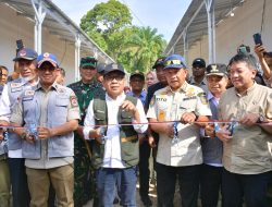 Menko PMK Resmikan Pemakaian Huntara Untuk Korban Terdampak Bencana di Palembayan