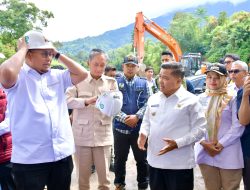 Menteri Pekerjaan Umum Tinjau Pengerjaan Ruas Jalan Terdampak Bencana di Kecamatan Malalak