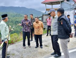 Bupati Agam Damping Gubernur Sumbar Tinjau Akses Jalan Propinsi di Kabupaten Agam