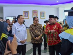Hadiri Wisuda XII UIN Sjech Djamil Djambek, Wabup Agam Diskusi Khusus Dengan Wagub DKI Jakarta