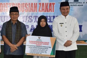 Penerima Zakat Pendidikan Baznas Agam Bersyukur