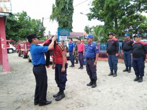 Damkar Agam Bai’at 8 Personil Baru