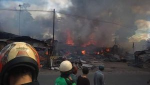Kebakaran Hebat di Ampang Gadang, 19 Bangunan Hangus
