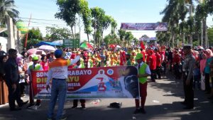 Kota Lubuk Basung Jadi Lautan Manusia