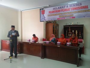 Kadisdik Agam Lantik Pejabat Baru