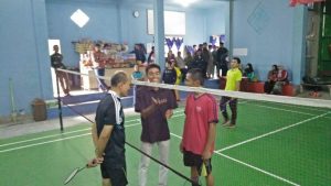 Camat Banuhampu Buka Event Bulutangkis HUT RI
