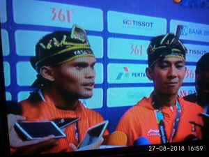 Peraih Emas ke 14 Indonesia di Asian Games Putra Cacang Randah