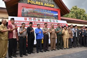 Deklarasi Tungku Tigo Sajarangan Siap Sukseskan Pemilu 2019 di Agam