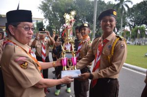 Kwarcab Pramuka Agam Juara II Lomba Penyelenggaraan Jenazah