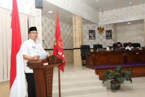 Wabup Sampaikan Rancangan Perubahan APBD 2018