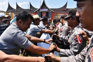 Jelang Pemilu 2019, Polres Agam Gelar Simulasi Pengamanan