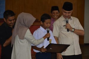 Wabup Agam Bacakan Soal Pertama Bintang Sains SMP