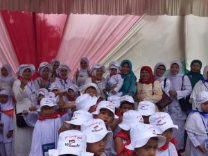 Tanamkan Nilai Tauhid, Anak PAUD IV Koto Gelar Manasik Haji