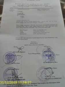 BKMT Gelar Muhasabah Pada Malam Pergantian Tahun