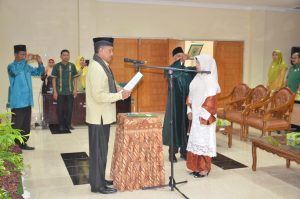 Dewi Feblina Dilantik Sebagai Pejabat P2UPD
