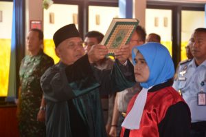 Lantik Teti Sulastri, Ketua PN Lubuk Basung: Kami Targetkan Rangking I di Sumbar