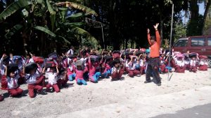 BPBD Agam Gelar Simulasi Kebencanaan di SDN 23 Parik Rantang