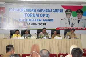 Pemkab Agam Gelar Rapat Forum OPD Menyelaraskan Program