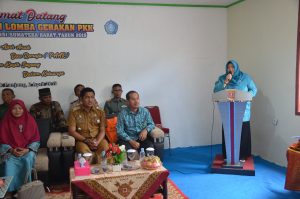 Tim PKK Propinsi nilai Nagari Parik Panjang pada Kategori Pola Asuh Anak dan Remaja