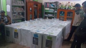 Logistik Pemilu Telah Didistribusikan ke 57 TPS di Palupuh Dini Hari Tadi
