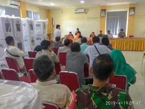 PPK Tanjung Mutiara Gelar Pleno Rekapitulasi Suara Pemilu 2019