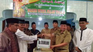 Tutup Kunjungan ke Kabupaten, TSR Provinsi Sumatera Barat Sambangi Mesjid Nurul Falah Talago