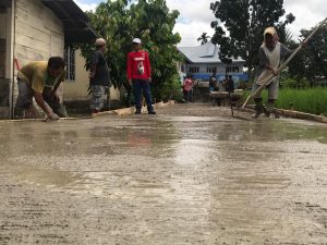 IWO Agam Peduli, 100 Meter Jalan Panti Asuhan Dicor