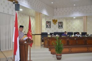 Wabup Agam Bacakan Nota Penjelasan Bupati atas KUPA-PPAS Perubahan APBD 2019
