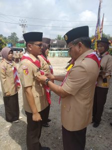 Ketua Kwarcab Agam Lantik Pengurus Mabiran dan Kwarran Gerakan Pramuka Lubuk Basung