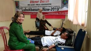 Aksi Donor Darah IWO-Fokal Lubuk Basung Sukses, Pemkab Agam Apresiasi