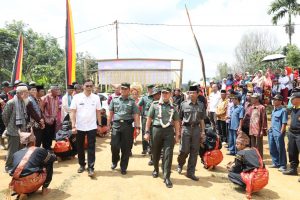 Tim Wasev TMMD ke-105 Kunjungi Nagari Sungai Pua, Masyarakat Antusias