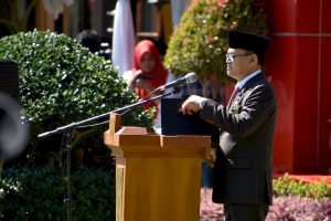 Ketua PN Lubuk Basung Bacakan Teks Proklamasi Upacara HUT ke-74 RI