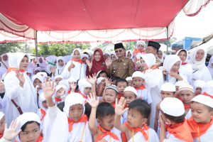 Kenalkan Ibadah Sejak Dini, 1.200 Murid PAUD se-Kecamatan Lubuk Basung Ikut Manasik Haji