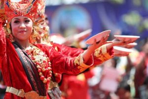 Finish Etape V TdS 2019 di Agam Dimeriahkan AnRoys dan Kesenian Tradisional