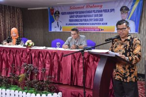 Pemkab Agam Gelar Workshop Teknis Penyusunan SPP, SKM dan FKP