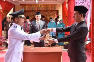 Hadiri Sertijab Walnag Koto Gadang VI Koto, Wabup: Rangkul Semua Elemen dalam Melaksanakan Pekerjaan