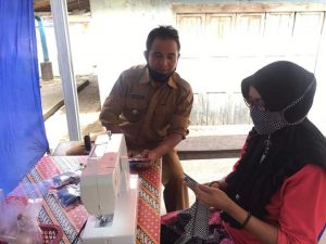 Masker Langka, Nagari Duo Koto Produksi Sendiri